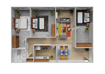  Floor Plan C1 - Renovated