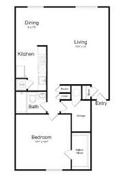  Floor Plan Chestnut - A1D