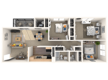 Quartz 3 Bedroom 2 Bath