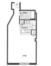 ground floor plan photo of the commons on 54th