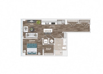 A11A Floor Plan at Sinclaire on Seminary, Virginia