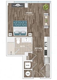 S3A Floor Plan at Sinclaire on Seminary, Virginia