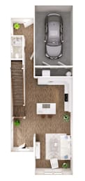 Floor Plan  Floor Plan 2-Story Duplex 1st Floor