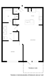  Floor Plan Hermitage with Fenced-In Yard