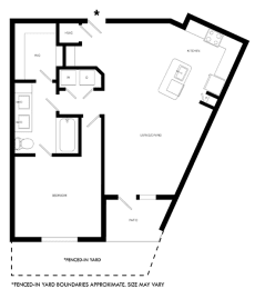  Floor Plan Melrose with Fenced-In Yard