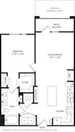 Floor Plan Jefferson with Fenced-in Yard