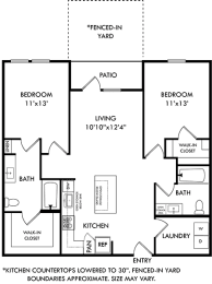 a floor plan of a house with a kitchen and a living room