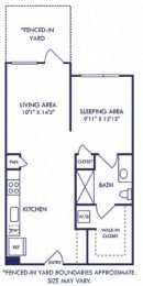  Floor Plan Barzona with Fenced-in Yard