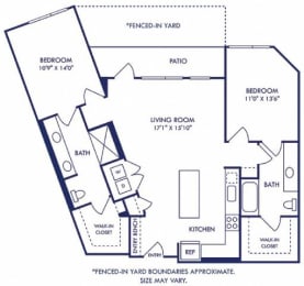 Floor Plan Limousin with Fenced-in Yard