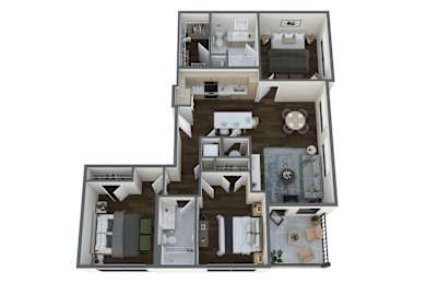 the citrus 303 floor plan  residences  276 square feet