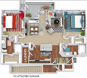 Floor Plan Majestic with Attached Garage and Yard
