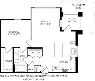  Floor Plan Vera with Assigned Garage and Yard