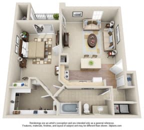 The Beaver Creek Floor Plan at Heritage at Stone Mountain, Northglenn, CO, 80233
