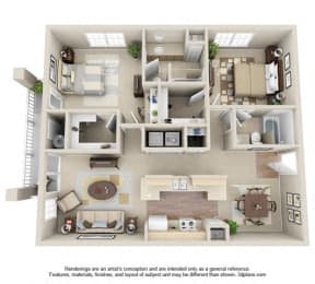 The Aspen Floorplan at Heritage at Stone Mountain, Northglenn, Colorado