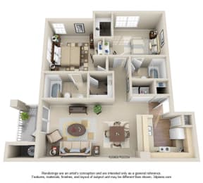 The Steamboat Floorplan at Heritage at Stone Mountain, Northglenn
