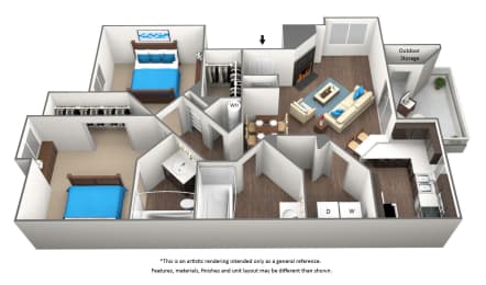 Botanica Floor Plan at Heritage at Hidden Creek, Colorado Springs