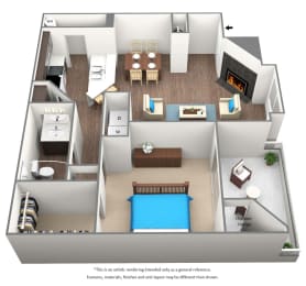 Elan Floor Plan at Heritage at Hidden Creek, Colorado Springs, 80918