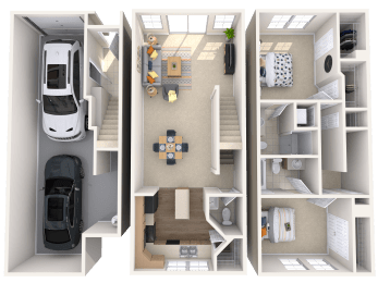 The Panatela - 2x2.5 - 1,231 sq. ft. at Broadstone Towne Center, Albuquerque, NM, 87106