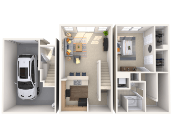 The Royale - 1x1 - 868 sq. ft. at Broadstone Towne Center, Albuquerque, New Mexico