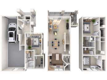 The Volado - 3x3 - 1,532 sq. ft. at Broadstone Towne Center, Albuquerque, New Mexico