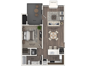 Blue Spruce 1 Bedroom