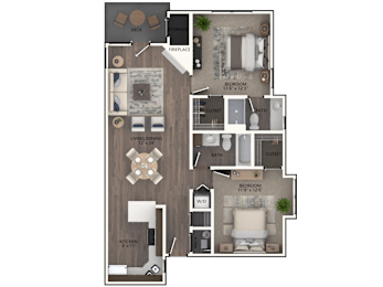 Willow 2 Bedroom