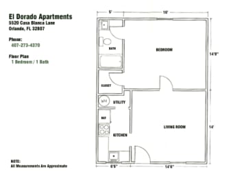 the floor plan of e doago apartments