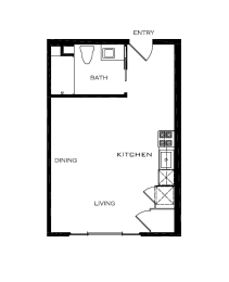 bedroom floor plan | apartments for rent in brookhaven ga | the mille brook
