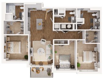 Stargazer Floor Plan at Hamilton at Eagleview, offering 3 bedrooms, 2.5 bathrooms, and spacious living areas in Exton, PA