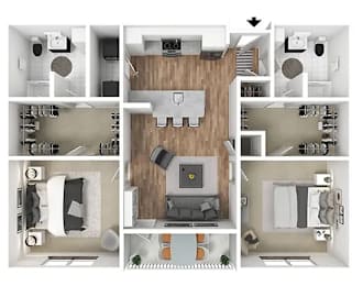 Dynamic Floor Plan at Bold on the Blvd, St. Peters