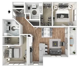 Revolve Floor Plan at Bold on the Blvd, St. Peters Missouri