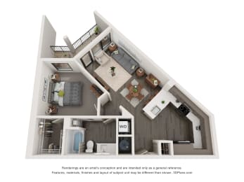 A5 Floor Plan at Chapter at the Streets of St Charles, Missouri