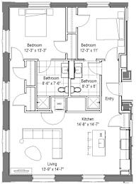 B1 Floor Plan at The Georgian Apartments, St Louis