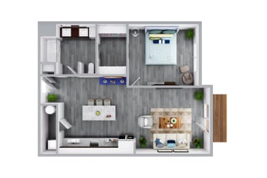 Unit A2 at Heartland View Apartments, Missouri, 63385