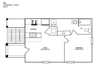 Reed Hempstead Floor Plan at Promenade at New Town, Missouri