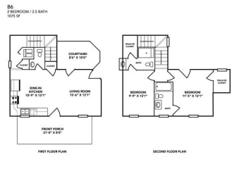 Courtyard Masion Floor Plan at Promenade at New Town, Saint Charles, MO, 63301