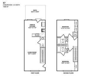 Townhome Masion Floor Plan at Promenade at New Town, Saint Charles, MO