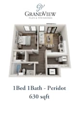 1 bedroom 1 bath at GrandView Flats and Townhomes, Granger