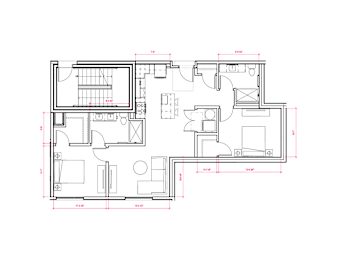 2  Bed   2  Bath   967 Sq. Ft. San Francisco - South C5  Floor Plan at Expo at Forest Park, St. Louis, 63112