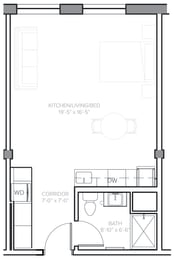 Unit A at Steelcote Square, St. Louis, MO