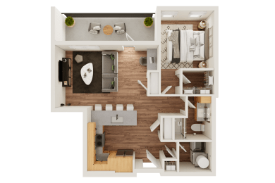 A3 Floor Plan at Timber Club, St. Peters, MO 63304