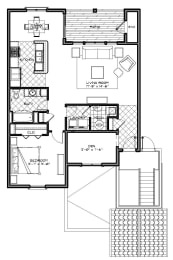 1 bed 1 bath A at The Residences at Toscana Park, Granger