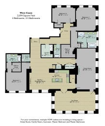 floor plan of the 2nd level of an apartment building