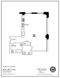 a floor plan of a room with a bed and a closet