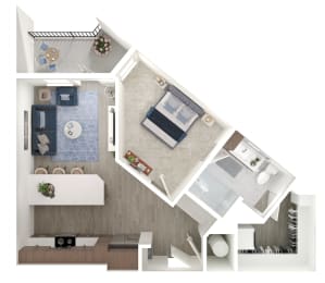 Floor Plan  a1 floor plan studio apartments for rent