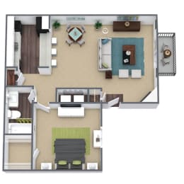 A2 Floorplan 3D Image