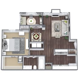 A5 floor plan with sunroom