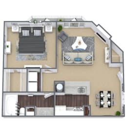 Ash 3D floor plan image