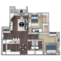 B2 3D Floor Plan Image