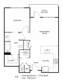 Seven Skies floor plan A8